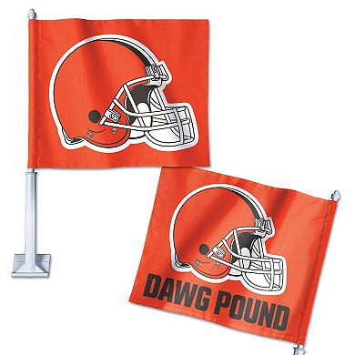 WinCraft Cleveland Browns Double-Sided Car Flag