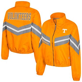 Women's Colosseum Tennessee Orange Tennessee Volunteers Thin Ice Full-Zip Windbreaker