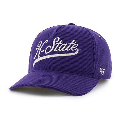 Unisex '47 Purple Kansas State Wildcats Collections Golden Age Corduroy Hitch Adjustable Hat