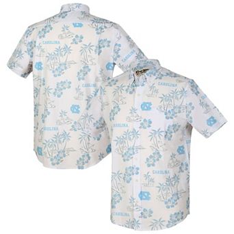 Men's Reyn Spooner White North Carolina Tar Heels Kekai Classic Tri-Blend Button-Down Shirt