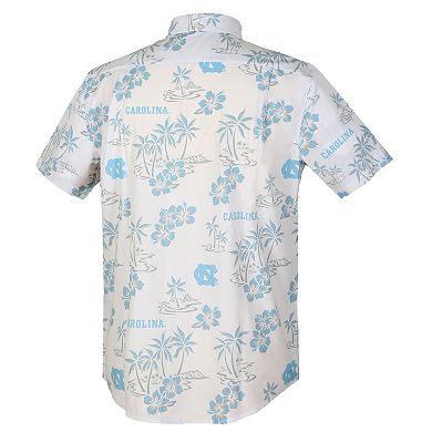 Men's Reyn Spooner White North Carolina Tar Heels Kekai Classic Tri-Blend Button-Down Shirt