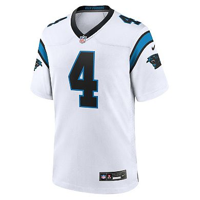 Men's Nike Tetairoa McMillan White Carolina Panthers Game Jersey