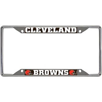 Cleveland Browns Chrome License Plate Frame