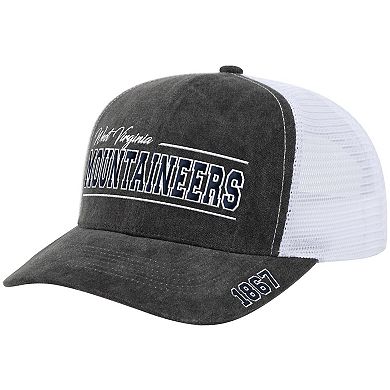 Unisex Colosseum Gray West Virginia Mountaineers Billy 2400 Adjustable Trucker Hat