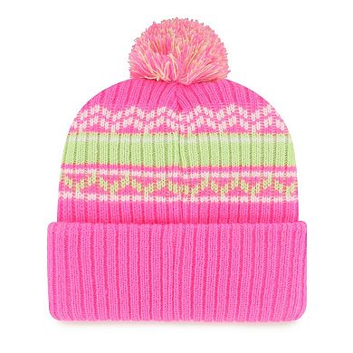 Youth '47 Pink San Francisco Giants Polar Vortex Cuffed Knit Hat with Pom