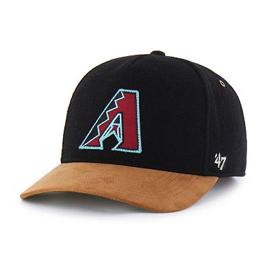 Men's '47 Black Arizona Diamondbacks Gold Age Hitch Adjustable Hat