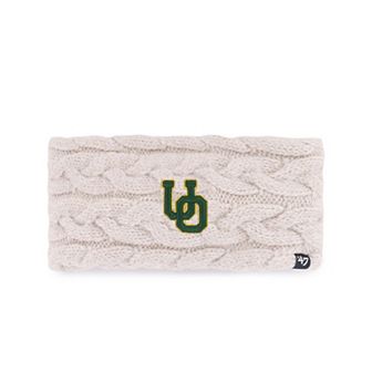 Women's '47 Natural Oregon Ducks Core & Inline Latte Knit Headband