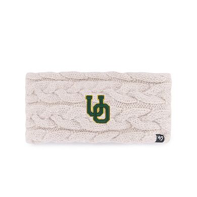 Women's '47 Natural Oregon Ducks Core & Inline Latte Knit Headband