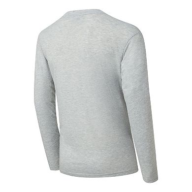 Men's Concepts Sport Black/Heather Gray Las Vegas Raiders Regulate Long Sleeve T-Shirt and Plaid Pant Set