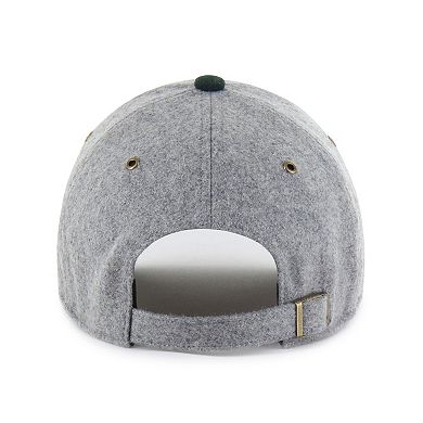 Men's '47 Gray/Green Athletics Golden Age Wool Clean Up Adjustable Hat