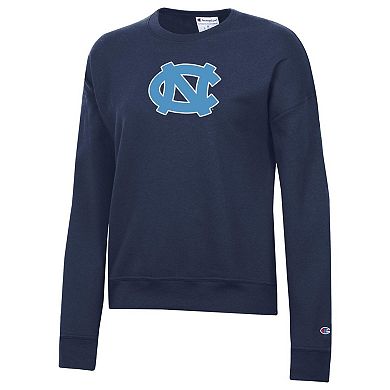 Women's Champion Navy North Carolina Tar Heels Powerblend Sweatshirt