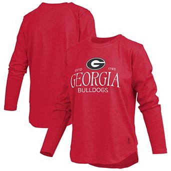Women's Pressbox Red Georgia Bulldogs Silveron Long Sleeve T-Shirt