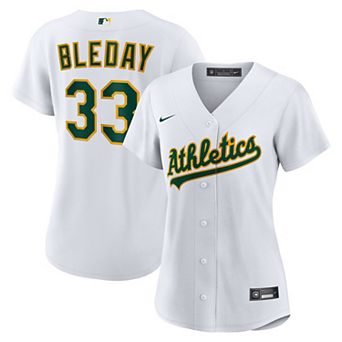 Women's Nike JJ Bleday White Athletics Home Replica Jersey