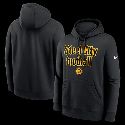 Men's Nike Black Pittsburgh Steelers Local Club Hoodie