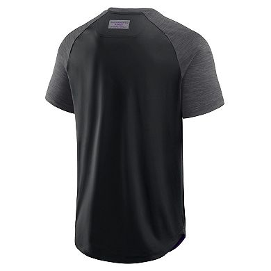 Men's Fanatics Black Sacramento Kings Inbound Pass Play Practice T-Shirt