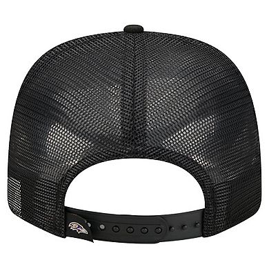 Men's New Era Black Baltimore Ravens Team 9SEVENTY Adjustable Hat