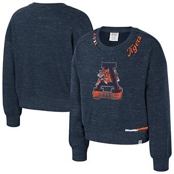 Girls Youth Colosseum Navy Auburn Tigers Just a Minute Sweatshirt