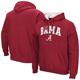 Men's Colosseum Crimson Alabama Crimson Tide Rally Cry Fleece Hoodie