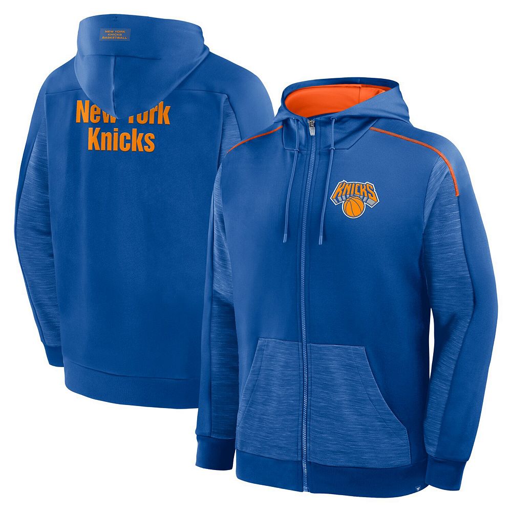 Men's Fanatics Blue New York Knicks Back Door Cut Play Defender