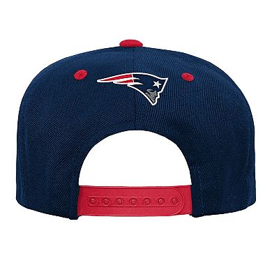 Youth Outerstuff Navy New England Patriots Team Gradient Deadstock Snapback Hat