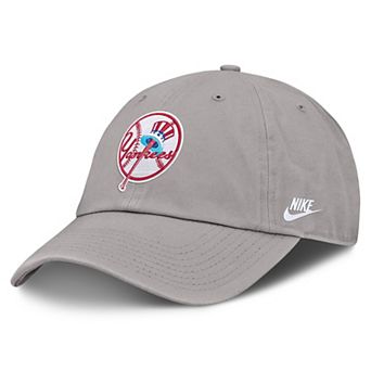 Men's Nike Gray New York Yankees Cooperstown Collection Club Adjustable Hat