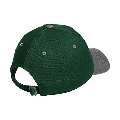 Unisex adidas Green/Gray Miami Hurricanes Seasonal Baseball Slouch Adjustable Hat