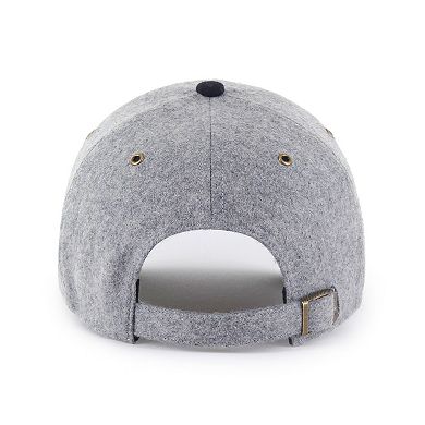 Men's '47 Gray/Navy Houston Astros Golden Age Wool Clean Up Adjustable Hat