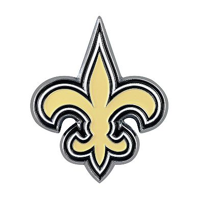 Logo Brands New Orleans Saints Embossed Color Auto Emblem