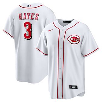 Men's Nike Ke'Bryan Hayes White Cincinnati Reds Home Replica Jersey