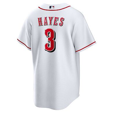 Men's Nike Ke'Bryan Hayes White Cincinnati Reds Home Replica Jersey