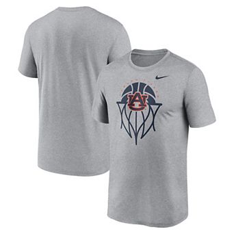 Men's Nike Gray Auburn Tigers Basketball Icon Legend T-Shirt