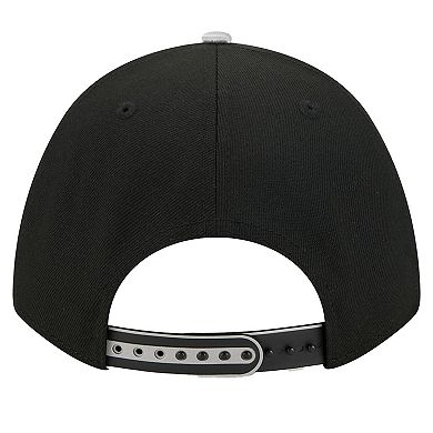 Men's New Era White/Black San Antonio Spurs 2025 NBA Tip Off M-Crown A-Frame 9FORTY Adjustable Hat