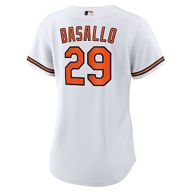 Women's Nike Samuel Basallo White Baltimore Orioles Replica Player Jersey