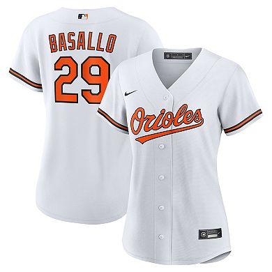 Women's Nike Samuel Basallo White Baltimore Orioles Replica Player Jersey
