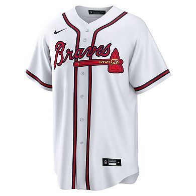 Men's Nike Drake Baldwin White Atlanta Braves Home Replica Jersey