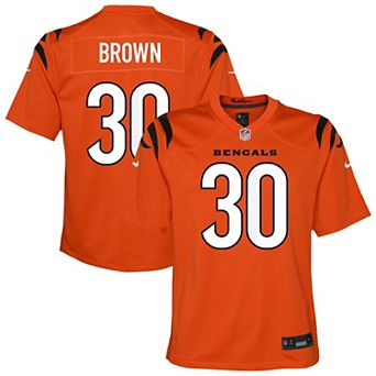 Youth Nike Chase Brown Orange Cincinnati Bengals Youth