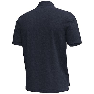 Men's Under Armour Navy Notre Dame Fighting Irish Hockey Leprechaun Drive Aura Polo