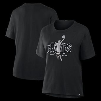 Women's Fanatics Black Las Vegas Aces 2025 WNBA Finals Champions Victory T-Shirt