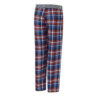 Women's Concepts Sport Navy Denver Broncos Laney Plaid Tri-Blend Pants