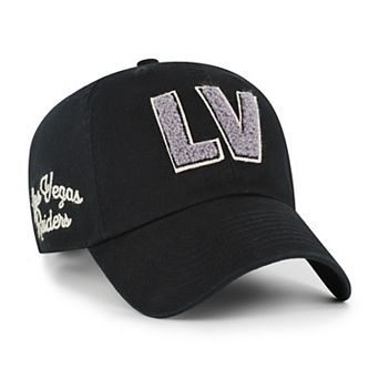 Women's '47 Black Las Vegas Raiders Zoey Clean Up Adjustable Hat