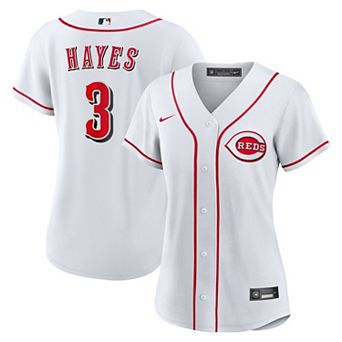 Women's Nike Ke'Bryan Hayes White Cincinnati Reds Home Replica Jersey