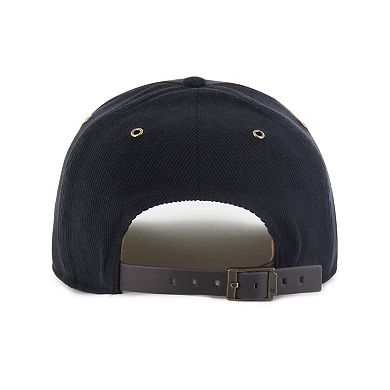 Unisex '47 Black Texas Longhorns Collections Golden Age Corduroy Hitch Adjustable Hat