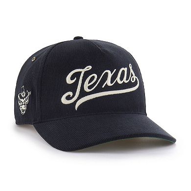 Unisex '47 Black Texas Longhorns Collections Golden Age Corduroy Hitch Adjustable Hat