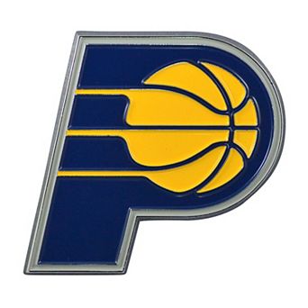 Logo Brands Indiana Pacers Embossed Color Auto Emblem