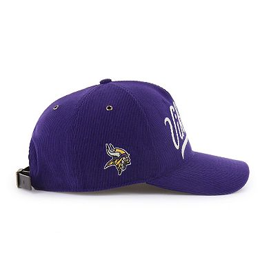 Men's '47 Purple Minnesota Vikings Golden Age Corduroy Hitch Adjustable Hat