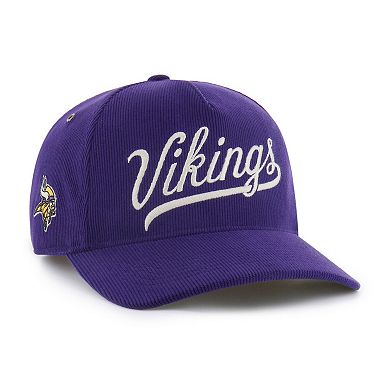 Men's '47 Purple Minnesota Vikings Golden Age Corduroy Hitch Adjustable Hat