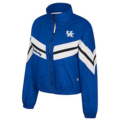 Women's Colosseum Royal Kentucky Wildcats Thin Ice Full-Zip Windbreaker
