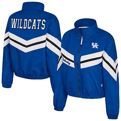 Women's Colosseum Royal Kentucky Wildcats Thin Ice Full-Zip Windbreaker