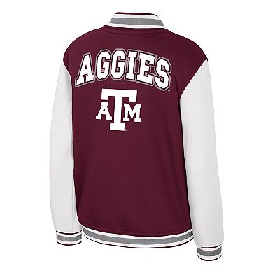Youth Colosseum Maroon Texas A&M Aggies Grand Tour Full-Zip Bomber Jacket