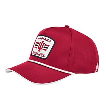 Men's Colosseum Crimson Indiana Hoosiers Hits the Road Podium Adjustable Hat